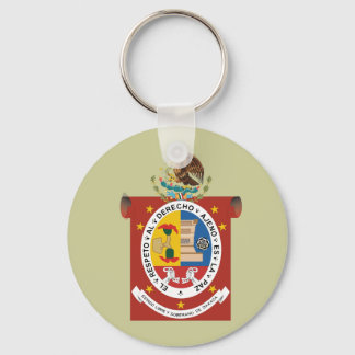 Oaxaca escudo, Mexico Keychain