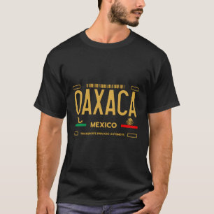 Oaxaca Mexico License Plate Aesthetic Oaxaca T-Shirt