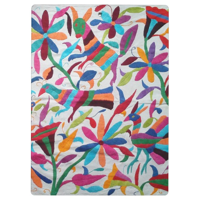 Oaxaca Mexico Mexican Mayan Hispanic Ethnic Boho Clipboard (Back)