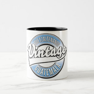Oaxaca mexico vintage logo. Two-Tone coffee mug