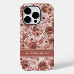 Ob/Gyn Midwife Floral Childbirth Cervix Ovaries Case-Mate iPhone 14 Pro Case