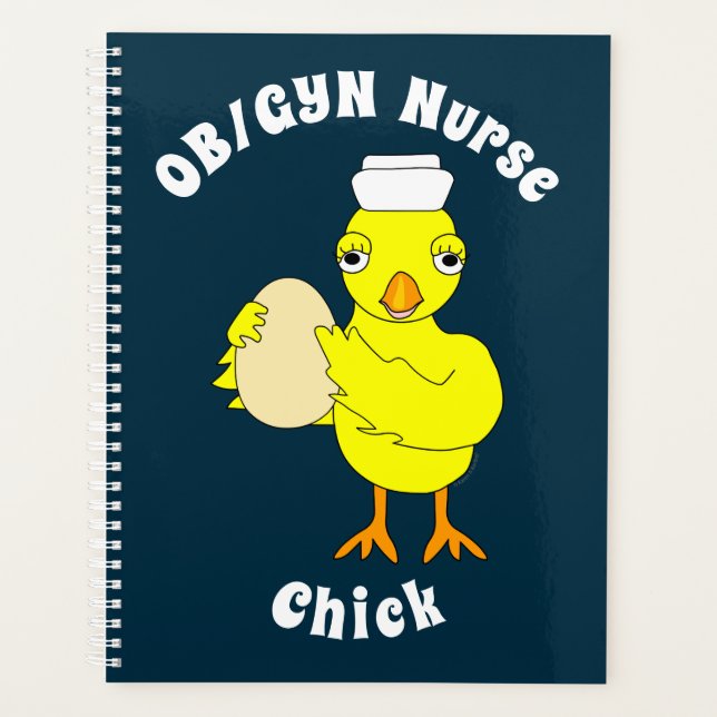 OB/GYN Nurse Chick Planner (Front)