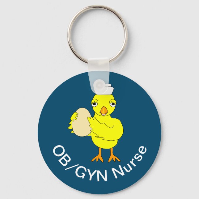 OB/GYN Nurse Keychain (Front)