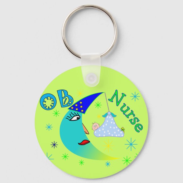 OB Nurse gifts Keychain (Front)
