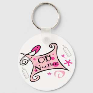 OB nurse (obstetrics) Nursing Keychain
