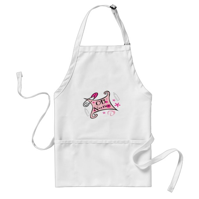 OB nurse (obstetrics) Nursing Standard Apron (Front)