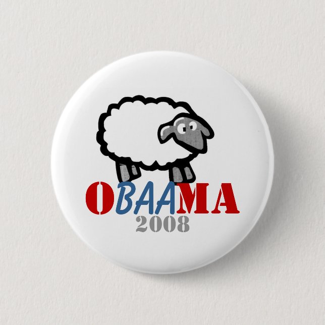 oBAAma sheep button (Front)