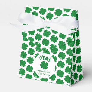 O'Baby St Patrick's Day Baby Shower Favor Box