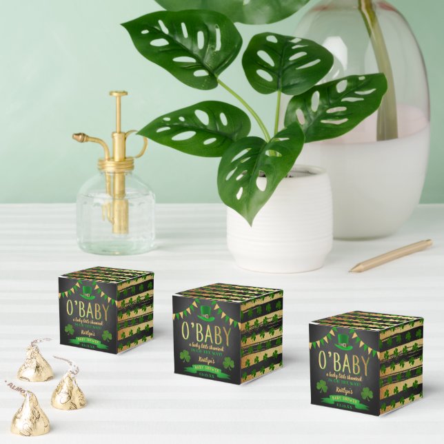 O'Baby St. Patrick's Day Baby Shower Favor Box (Multiple)