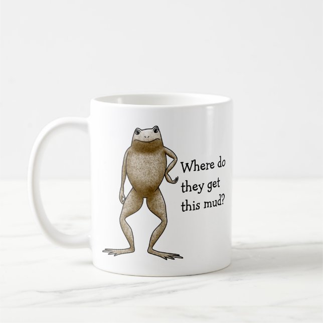 Obadiah Toad Customizable Coffee Mug (Left)