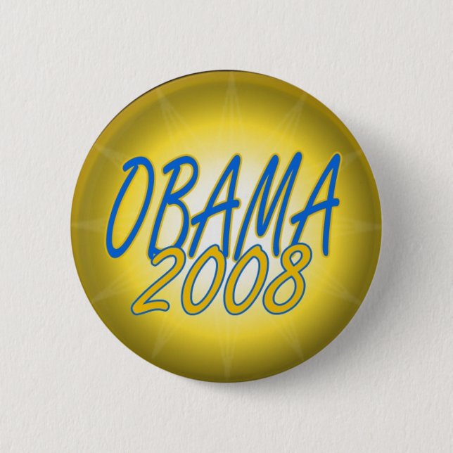 Obama2008 2 Inch Round Button (Front)