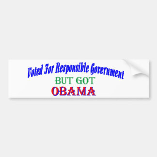 OBAMA3 BUMPER STICKER