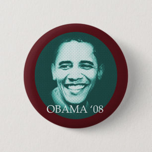 Obama '08 2 inch round button