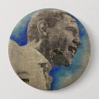 Obama '08 4 inch round button