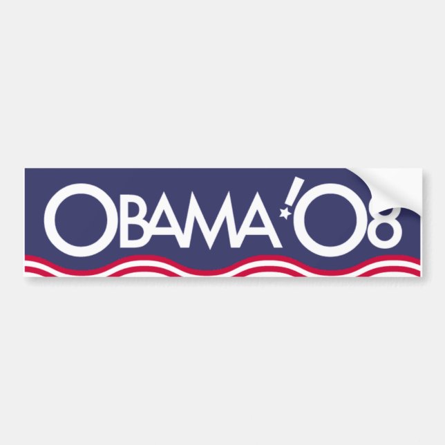 OBAMA '08 BUMPER STICKER (Front)