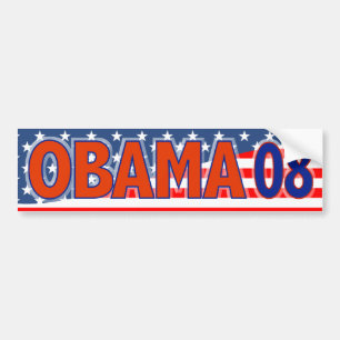 OBAMA 08 BUMPER STICKER