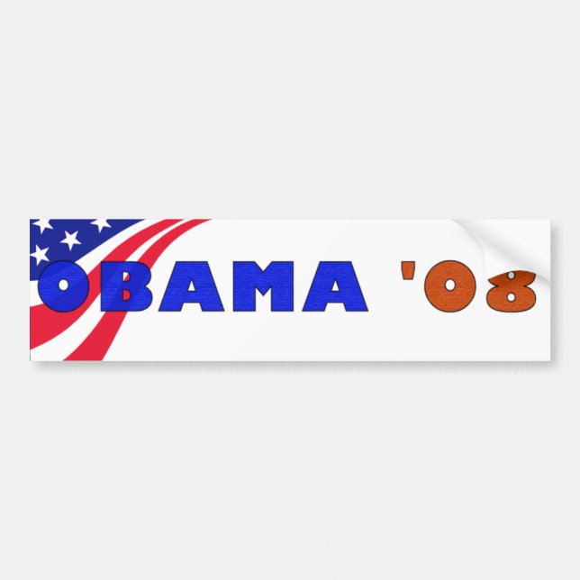 Obama 08 bumper sticker (Front)