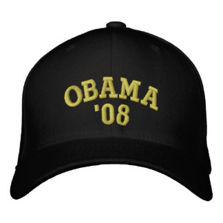 OBAMA '08 EMBROIDERED HAT