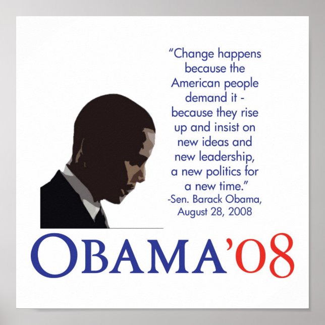 Obama 08 Poster (Front)