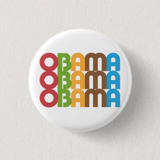 OBAMA 1 INCH ROUND BUTTON