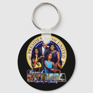 OBAMA-1ST FAMILY-Keychain Keychain