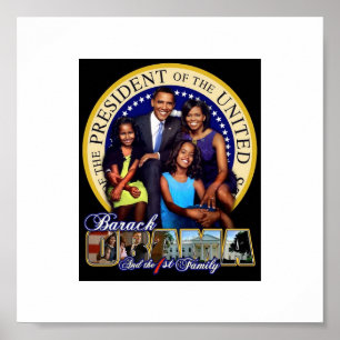 Obama 1st Family Poster