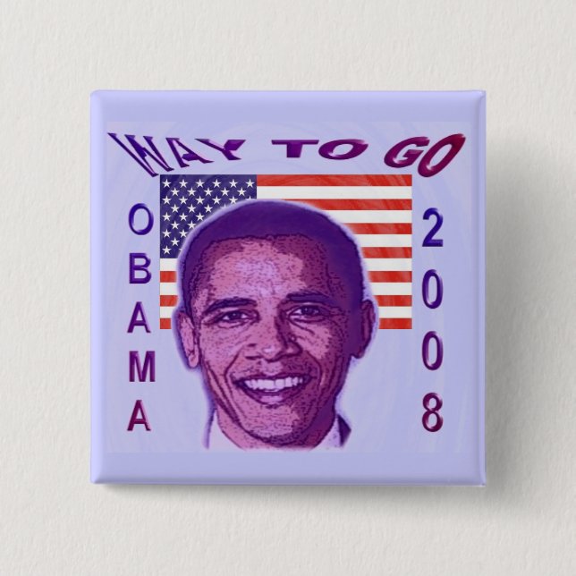 OBAMA 2008 Button (Front)