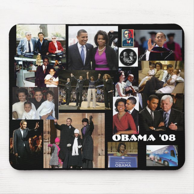OBAMA 2008 - Customized Mouse Pad (Front)