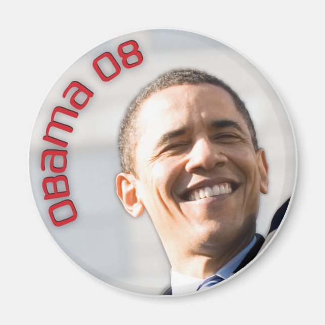 OBAMA 2008 Photo Magnet 89414 (Front)