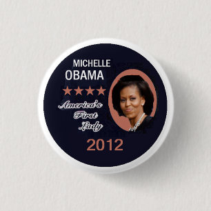 OBAMA 2012 1 INCH ROUND BUTTON