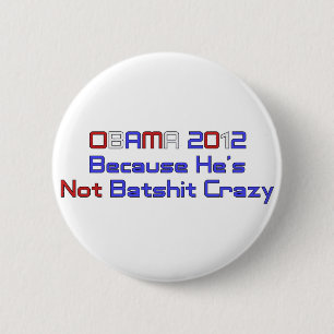 OBAMA 2012 2 INCH ROUND BUTTON