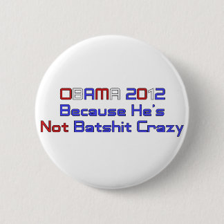 OBAMA 2012 2 INCH ROUND BUTTON