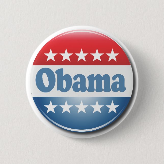 Obama 2012 2 inch round button (Front)