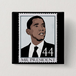 Obama 2012 2 inch square button