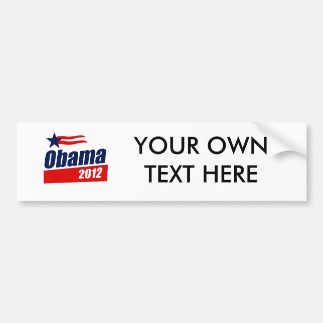 Obama 2012 bumper sticker (Front)