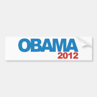 OBAMA 2012 Campaign Design Bumper Sticker
