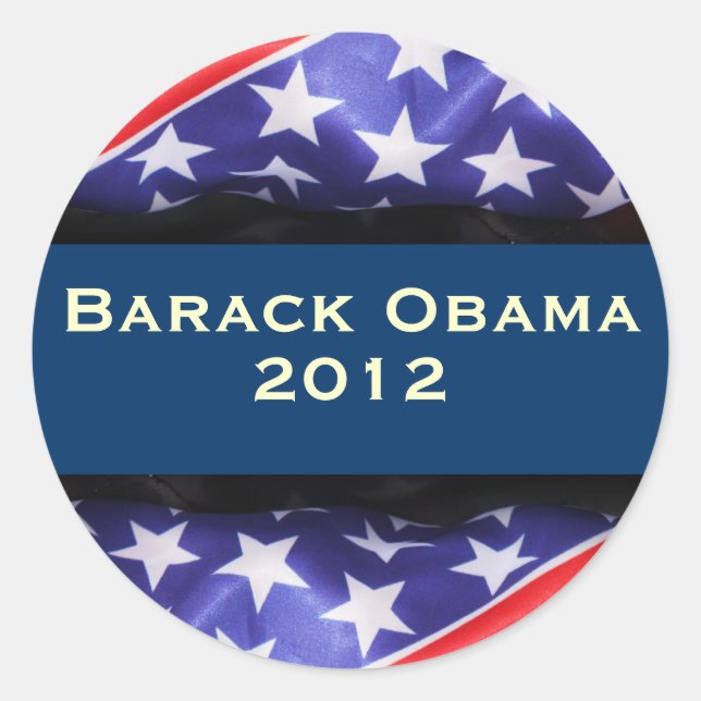 OBAMA 2012 Campaign Sticker (Front)