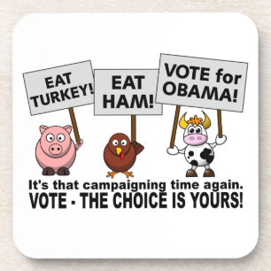 OBAMA 2012 custom coaster