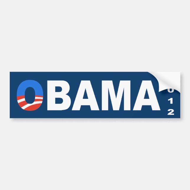 Obama 2012 Election Bumper Sticker (Front)