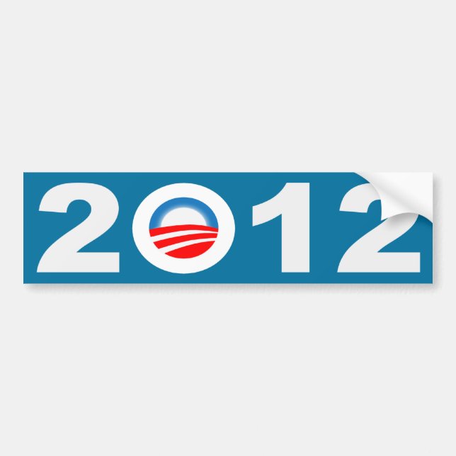 Obama 2012 Icon Bumper Sticker (Front)