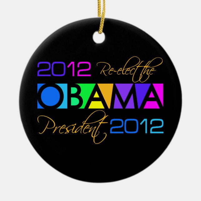 OBAMA 2012 ornament (Front)
