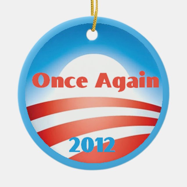 Obama 2012 Ornament (Front)
