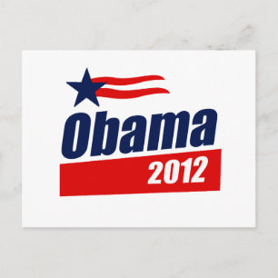 Obama 2012 postcard