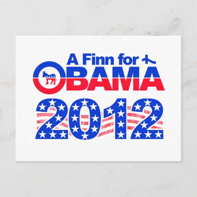 OBAMA 2012 postcard (Front)