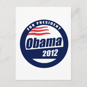 Obama 2012 postcard