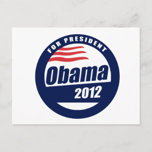 Obama 2012 postcard