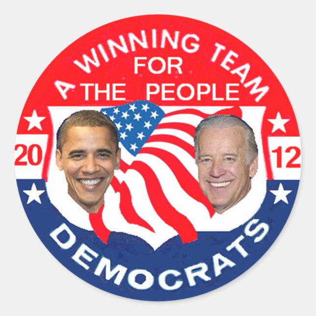 Obama 2012 Sticker (Front)