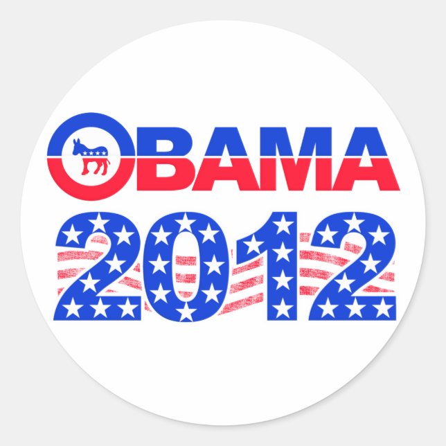OBAMA 2012 stickers (Front)