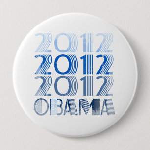 OBAMA 2012 VINTAGE Vintage.png 4 Inch Round Button