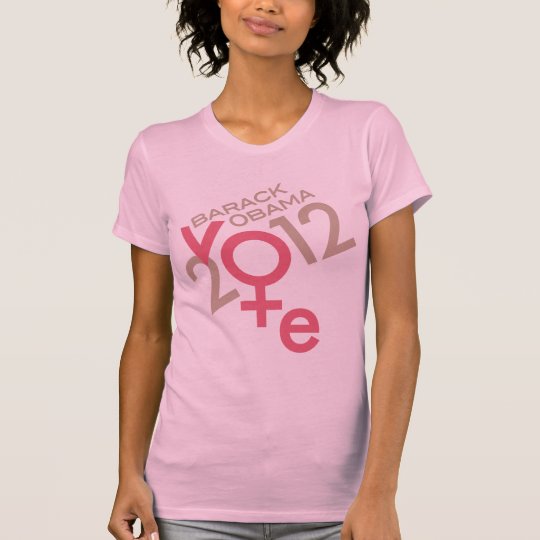 Obama 2012 Vote Gender Symbol T-Shirt